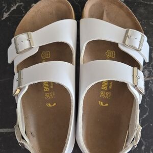 Birkenstock Milano White Sandals